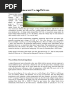 12 Volt Fluorescent Lamp Drivers