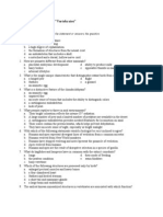 A.P. Biology: Chapter 34 Test "Vertebrates": Multiple Choice