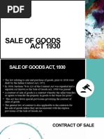 Sale of Goods Act 1930