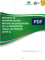 Act. 1.3 - Zamora - Andrea - Reporte de Interpretación Método de La Evaluación de La Percepción Visual de Frostig (DTPV - 3)