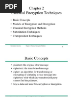 Classical Encryption Techniques