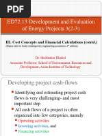 Chapter 5 - Developing Project Cashflows