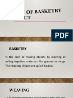 Design of Basketry Product-Week 3 4th Quaarter