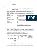 Specification For Filters