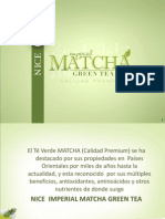 NICE IMPERIAL MATCHA GREEN TEA Presentacion Junta Patron