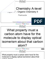 Flashcards - Topic 17 Organic Chemistry II - Edexcel Chemistry A-Level