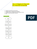 Diagrama de Flujo para Aprobar Un Examen