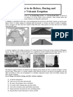 What To Do Before During and After Volcanic Eruption