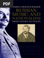 Russian Music and Nationalism - From Glinka To Stalin - Yale 2007