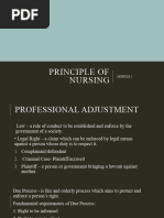 Principle of Nursing 101