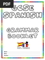 Gcse Spanish: Grammar Booklet