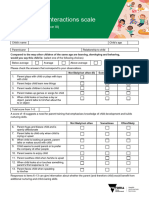 MCH Parent Child Interactions Scale Interactive