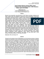 Penerapan Model Problem Based Learning (PBL) Untuk Meningkatkan Hasil Belajar IPA Pada Siswa Kelas V SDN Watutura Tahun Ajaran 2019/2020