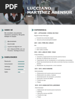 CV - Lucciano Martinez Abensur