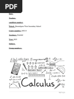 Maths SBA For Cape Csec