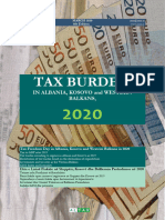 Tax Burden in 2020 in Albania Kosovo and Wb-Opm0vi