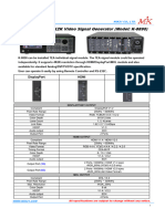 Programmable 4K2K Video Signal Generator (Model: K-8890) : Displayport Hdmi MHL