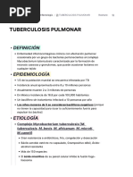 Tuberculosis Pulmonar