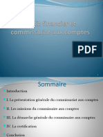 Audit Financier Et Commissariat Aux Comptes