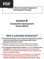 CE403 - Lecture08 - Sustainable Development Goals