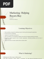 Marketing: Helping Buyers Buy: Lecture-09 Introduction To Business