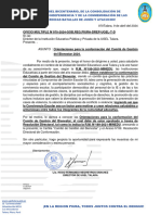 Oficio Multiple 070-Orientaciones para La Conformacion Del Comite de Gestion Del Bienestar 2024