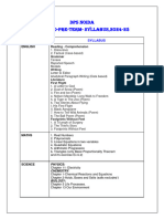 Pre-Term Syllabus - Class 10-2024-25