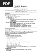 Resume Danielle Bertholee - Spring 2024 2