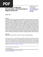 Au 2024 How Elites Invigorate Emotionality and Extremity in Digital Networks