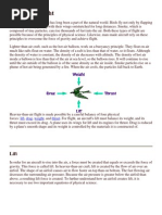 Theory of Flight: Lift Drag Weight Thrust