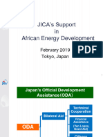 JICA's Support in African Energy Development: February 2019 Tokyo, Japan