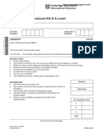 Cambridge International AS & A Level: CHEMISTRY 9701/32