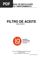 MANUAL FILTRO DE ACEITE - M18-2u