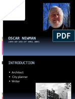 Oscar Newman: (30TH SEP 1935-14 APRIL 2004)