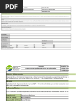 Formato Inspecciones Observaciones No Planeadas