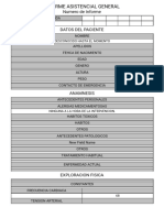 Informe Asistencial General