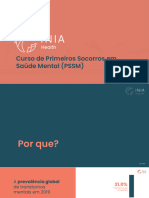 Proposta Primeiro Socorros em Saúde Mental