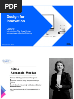 Lecture 1 - Design For Innovation