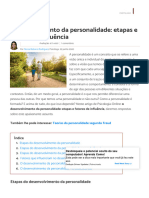 Desenvolvimento Da Personalidade: Etapas e Fatores de Influência