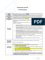 Consigna - Rúbrica Evaluación Parcial