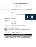 Sample IPC144 Midterm