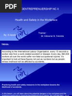 Health and Safety in The Workplace