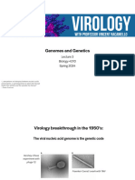 Genomes and Genetics: Biology 4310 Spring 2024