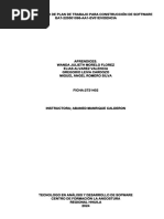 Informe Técnico de Plan de Trabajo para Construcción de Software