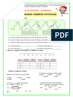 Ficha Mart Mat Aproximamos Números Naturales