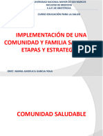 Clase Familias y Comunidades Saludables Enviar