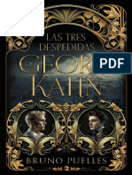 Las Tres Despedidas de Georg Kahn - Bruno Puelles