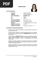 CV - Graciela Elizabeth Ponce Esquivias