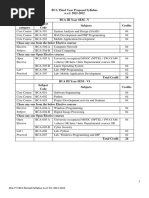 BCA TY NEW Syllabus 2021 22