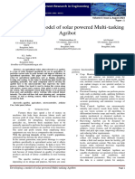 Developing A Model of Solar Powered Multi-Tasking Agribot: Volume 6-Issue 2, August 2023 Paper: 1